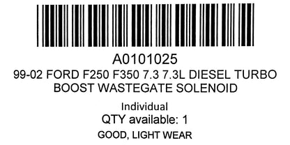 99-02 Ford F250 F350 7.3 7.3L Diesel Turbo Boost Wastegate Solenoid