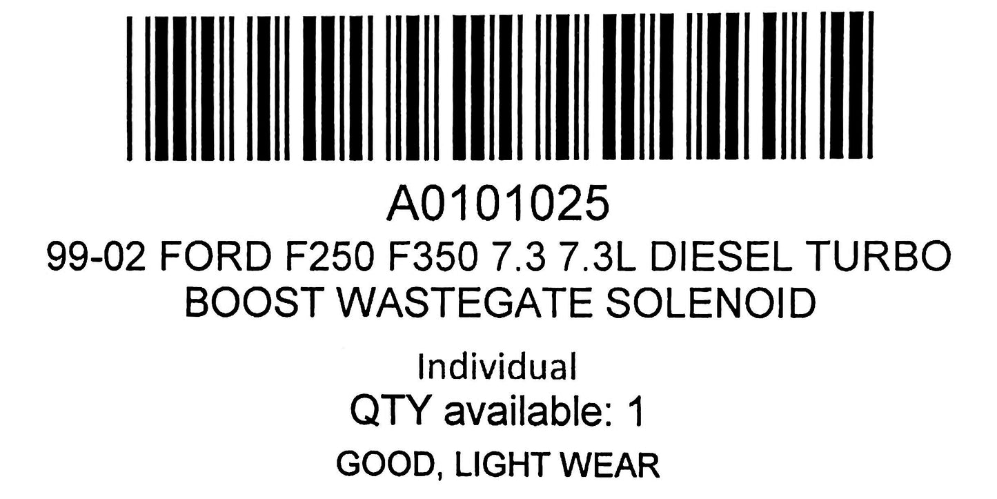 99-02 Ford F250 F350 7.3 7.3L Diesel Turbo Boost Wastegate Solenoid