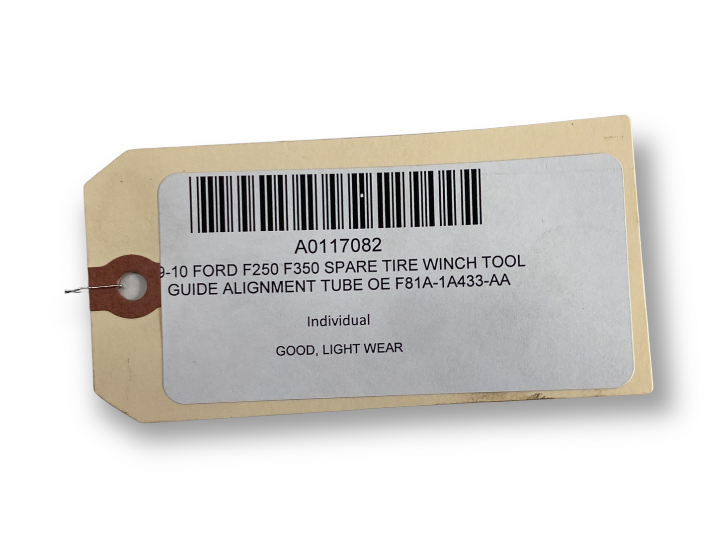 99-10 Ford F250 F350 Spare Tire Winch Tool Guide Alignment Tube OE F81A-1A433-AA