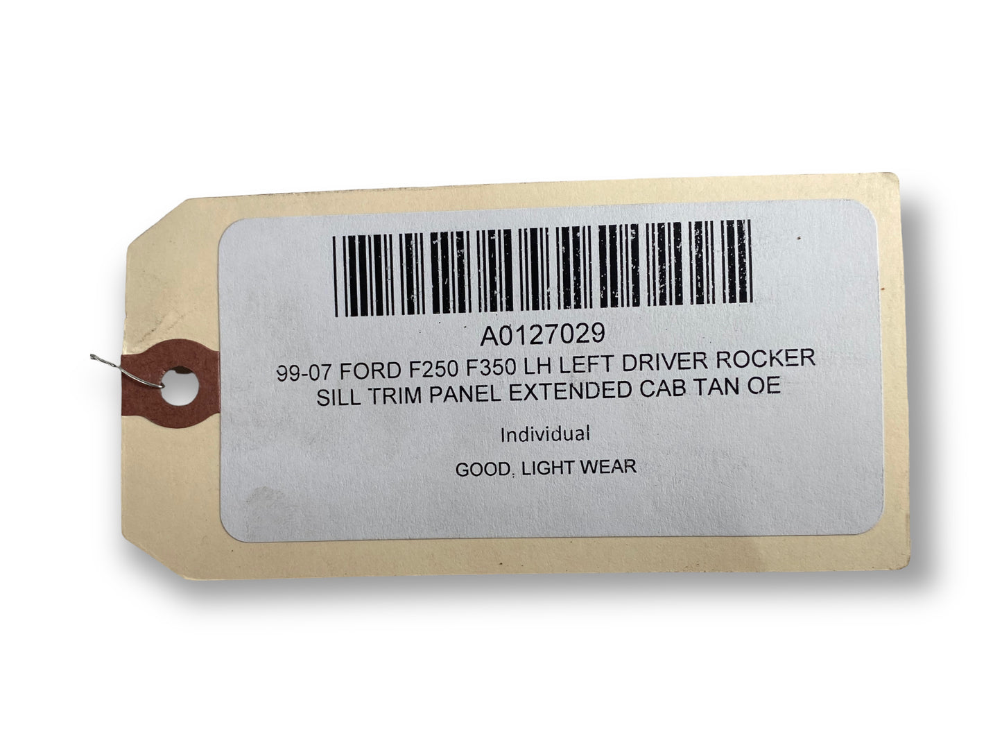 99-07 Ford F250 F350 LH Left Driver Rocker Sill Trim Panel Extended Cab Tan OE