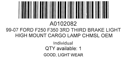 99-07 Ford F250 F350 3rd Third Brake Light High Mount Cargo Lamp CHMSL OEM