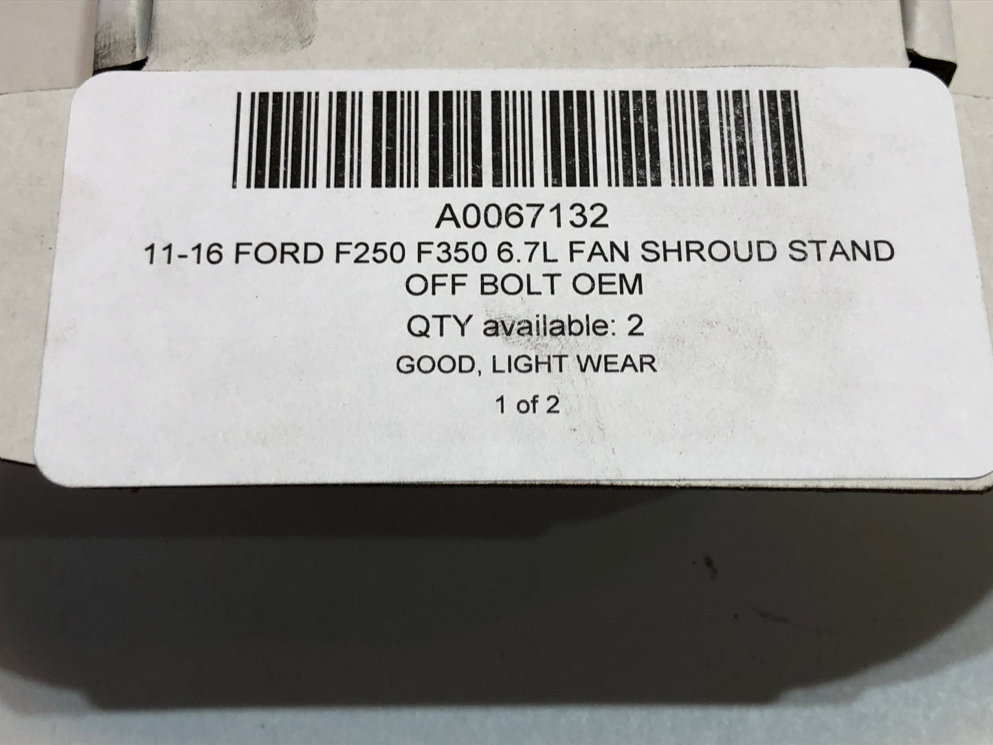 11-16 Ford F250 F350 6.7L Fan Shroud Stand Off Bolt OEM
