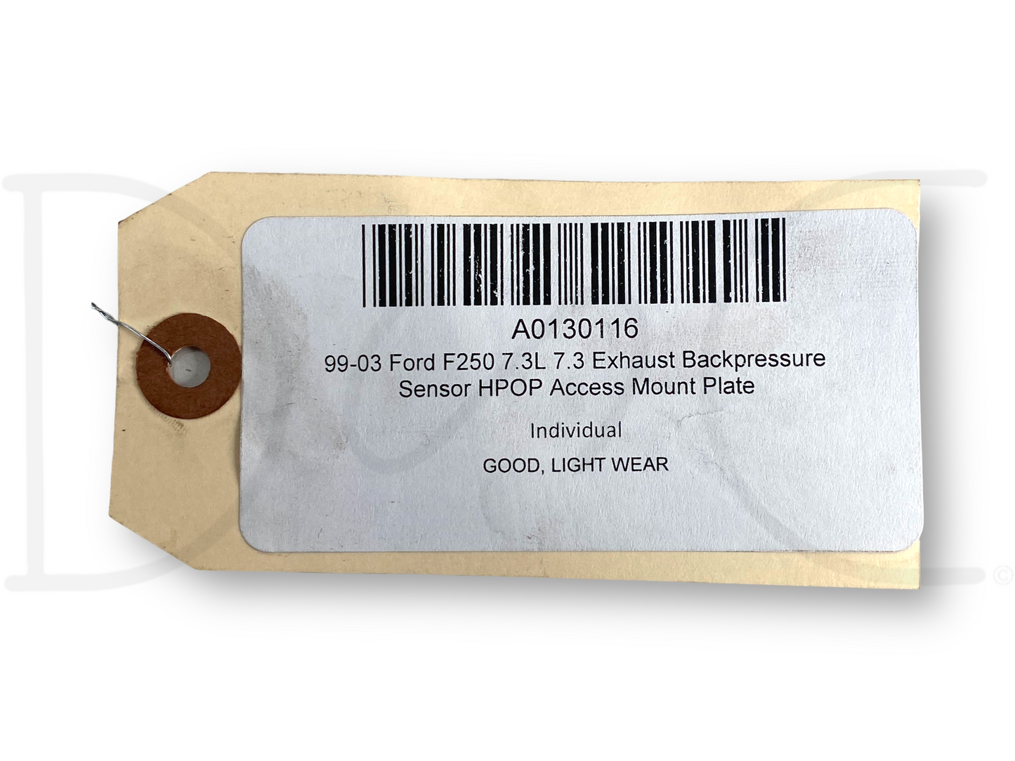99-03 Ford F250 7.3L 7.3 Exhaust Backpressure Sensor HPOP Access Mount Plate