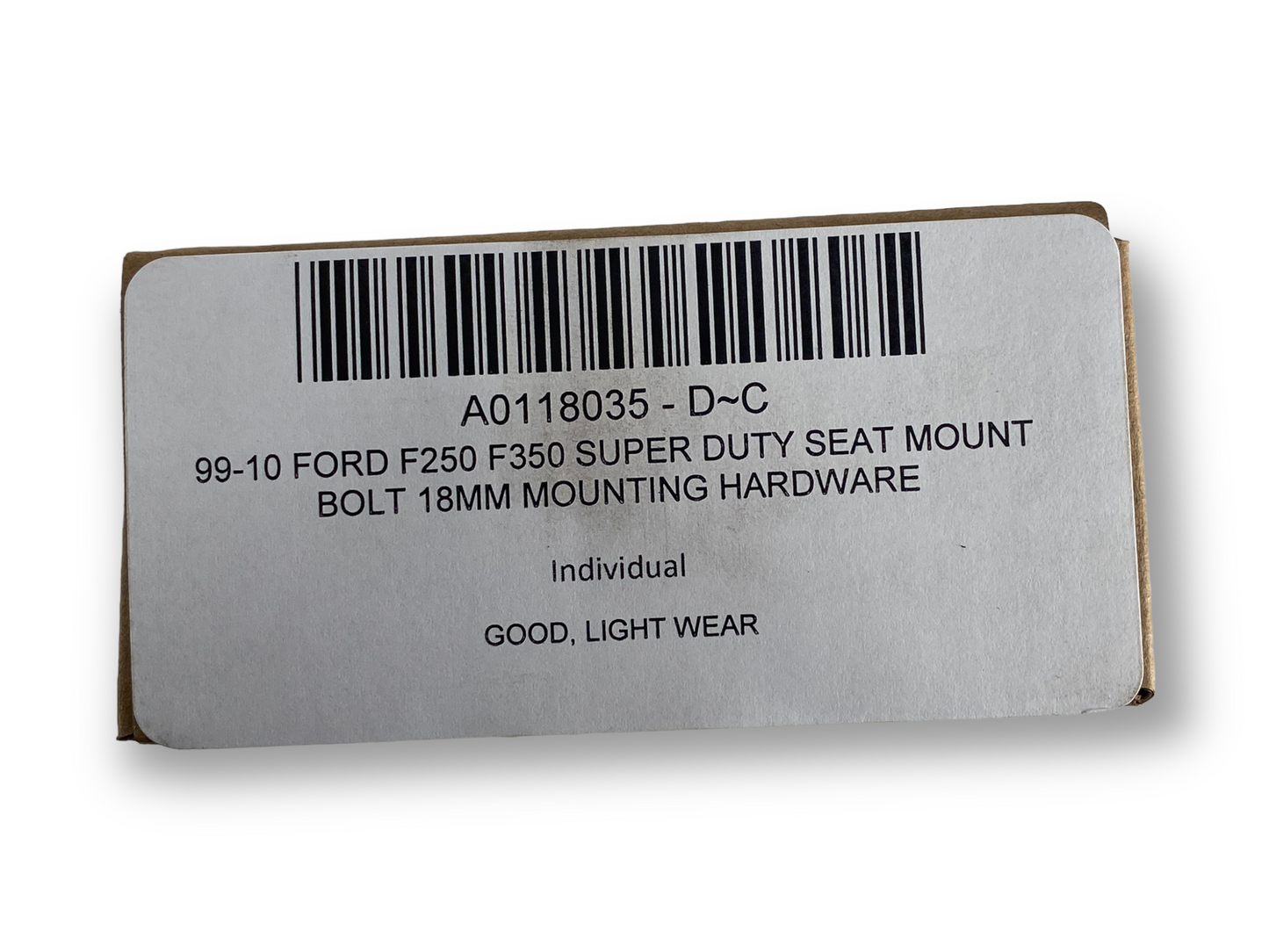 99-10 Ford F250 F350 Super Duty Seat Mount Bolt 18mm Mounting Hardware