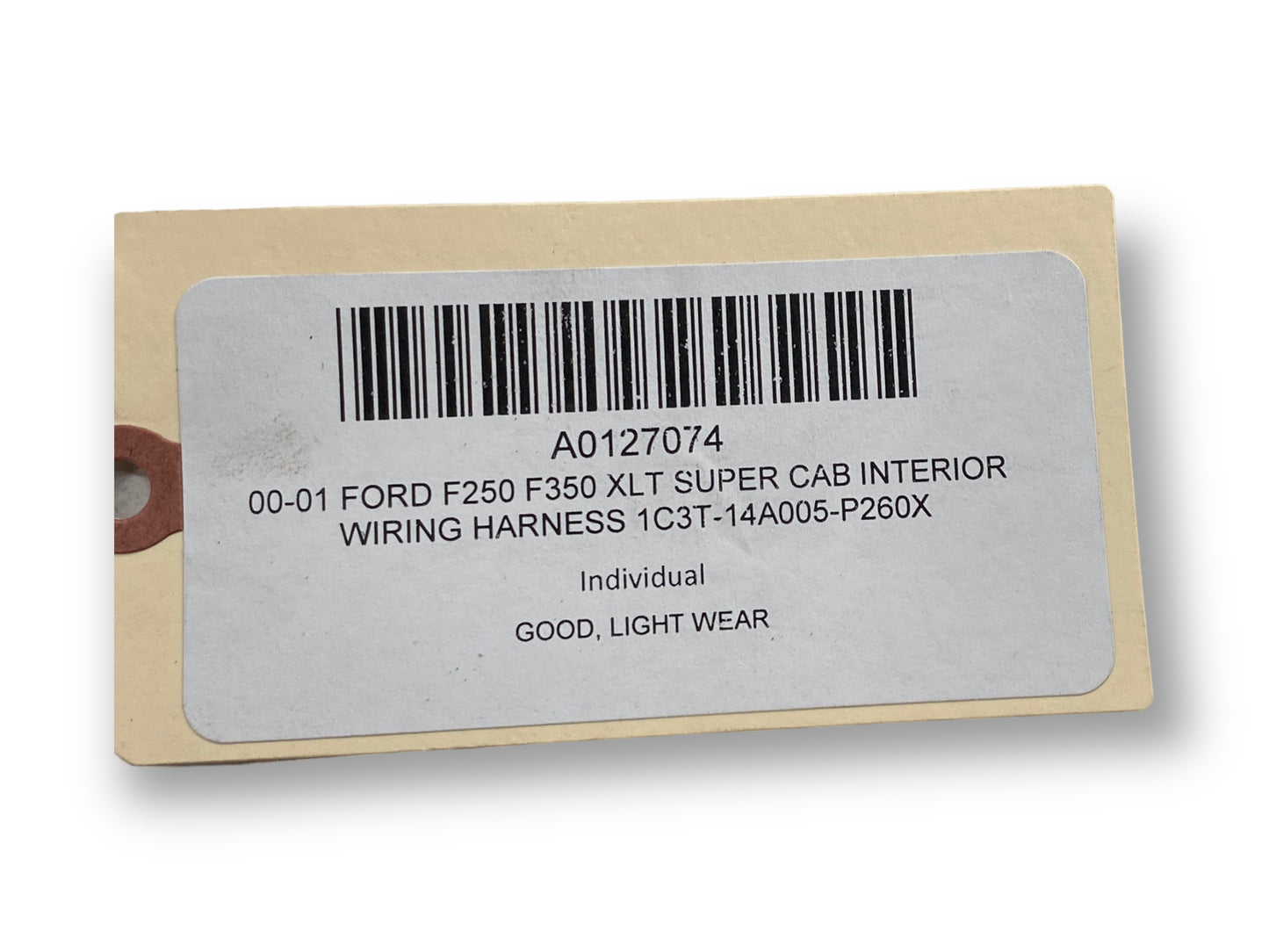 00-01 Ford F250 F350 XLT Super Cab Interior Wiring Harness 1C3T-14A005-P260X