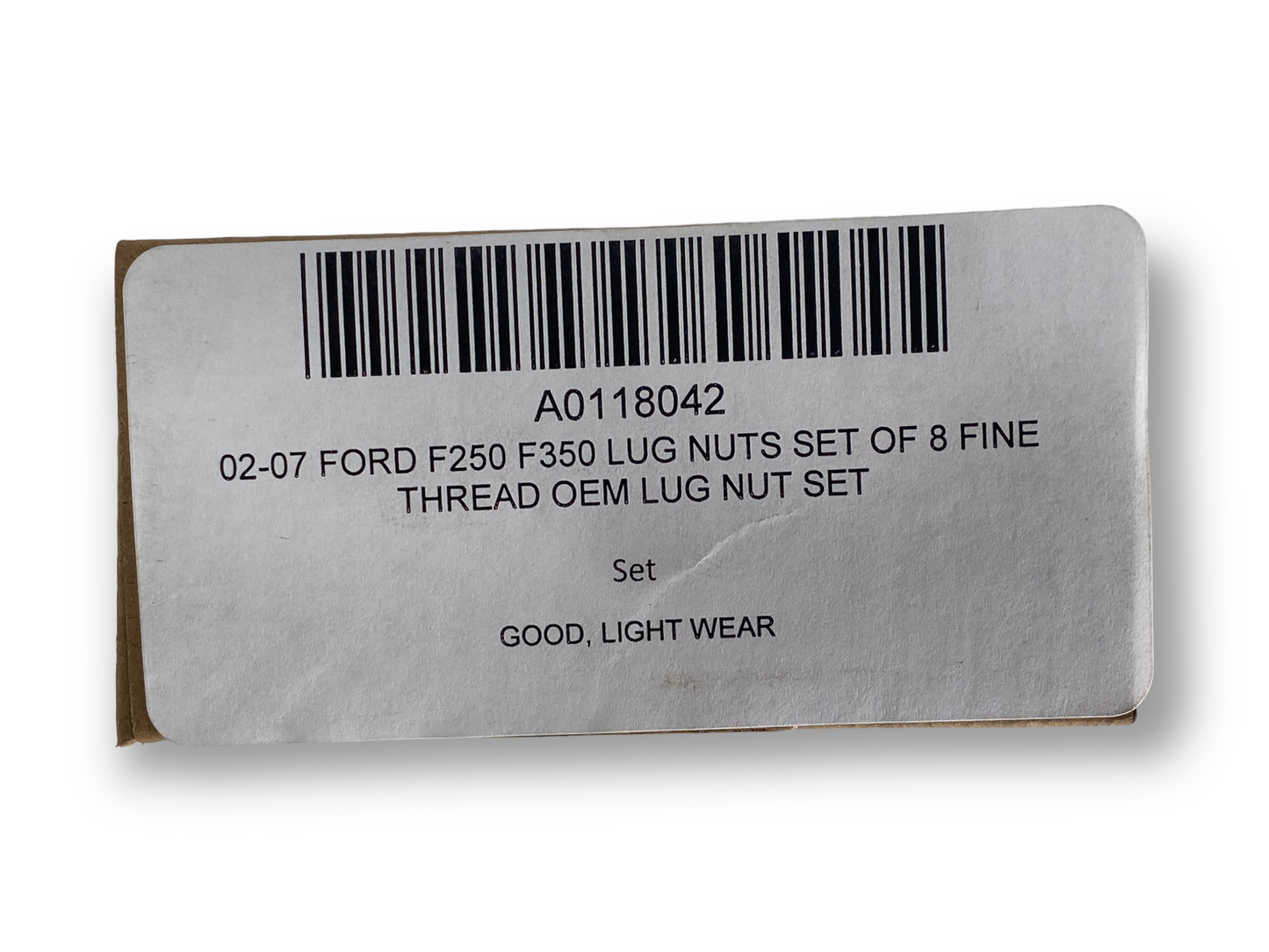 02-07 Ford F250 F350 Lug Nuts Set Of 8 Fine Thread OEM Lug Nut Set