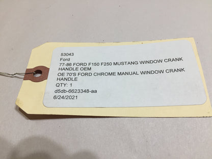 77-86 Ford F150 F250 Mustang Window Crank Handle OEM