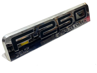 08 09 10 Ford F250 F-250 XLT Super Duty Fender Side Badge Logo RH Right LH Left