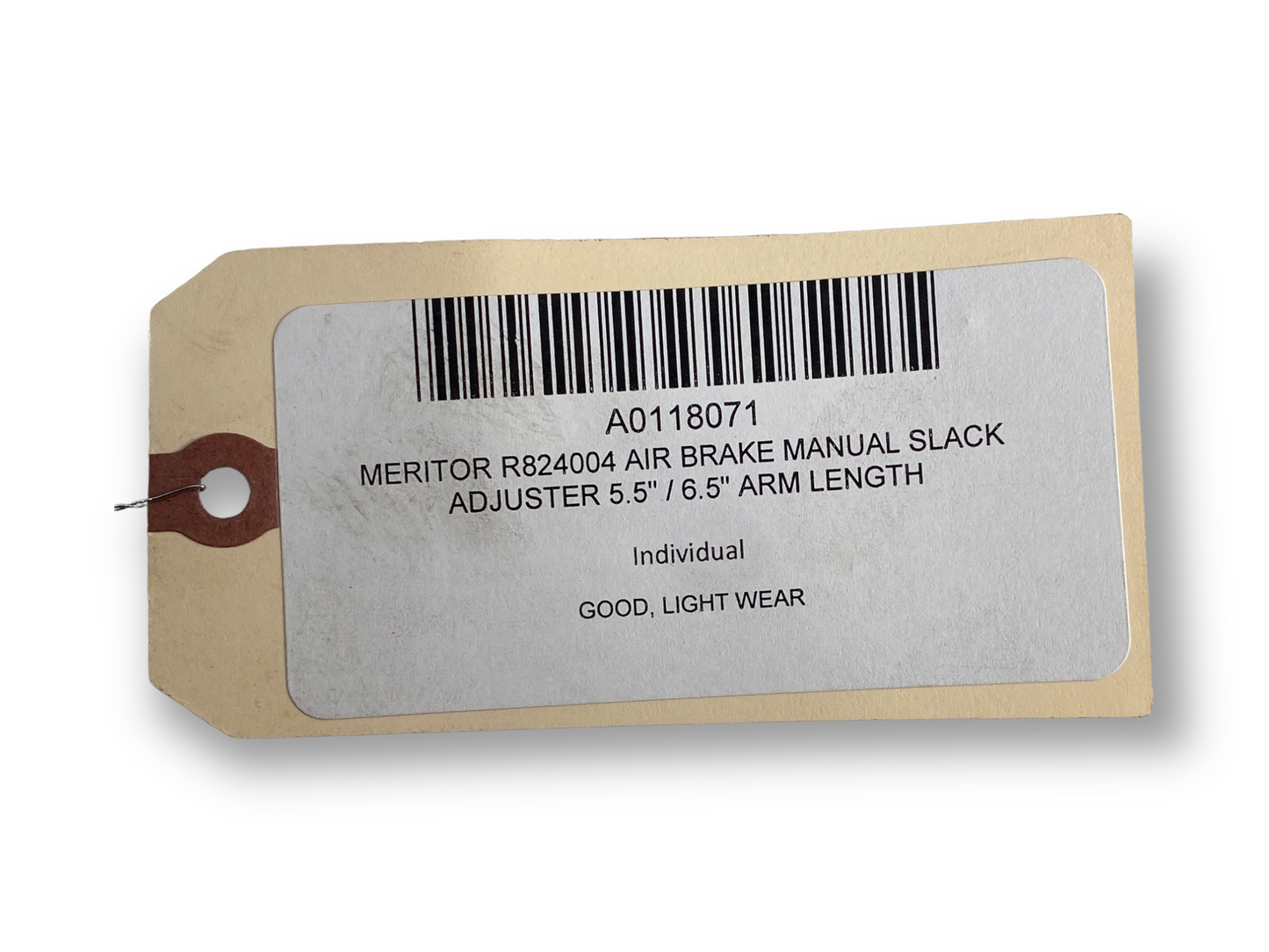 Meritor R824004 Air Brake Manual Slack Adjuster 5.5" / 6.5" Arm Length