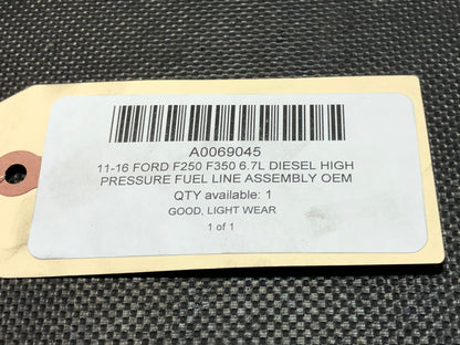 11-16 Ford F250 F350 6.7L Diesel High Pressure Fuel Line Assembly OEM