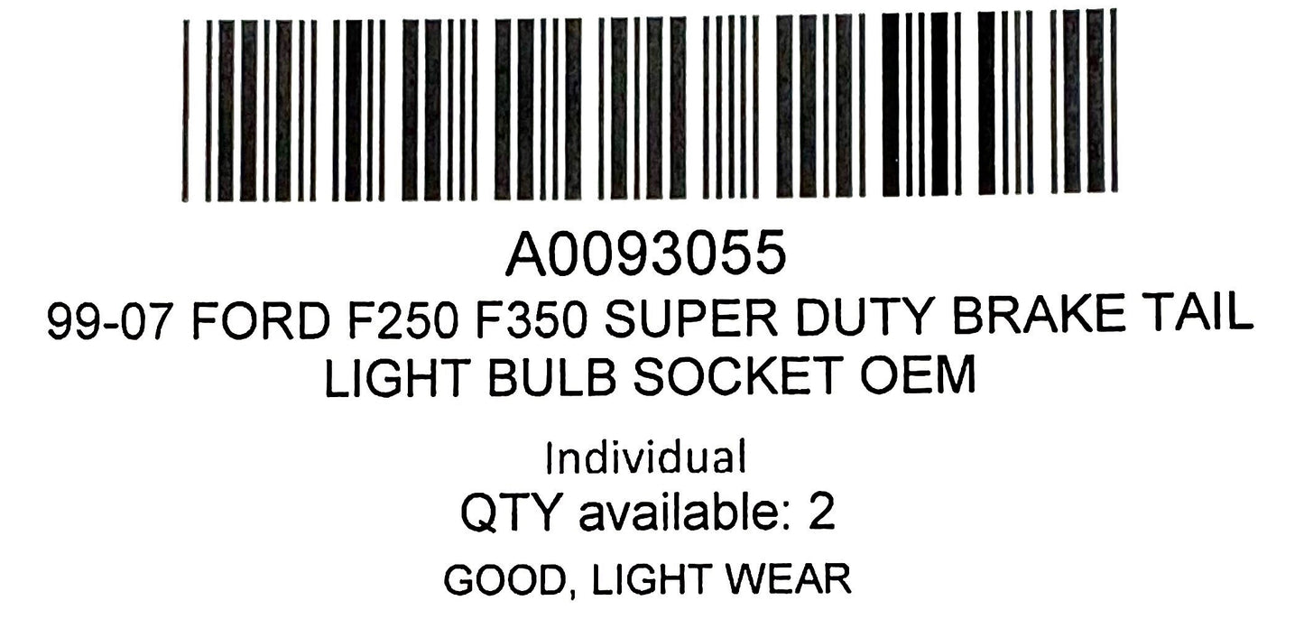 99-07 Ford F250 F350 Super Duty Brake Tail Light Bulb Socket OEM