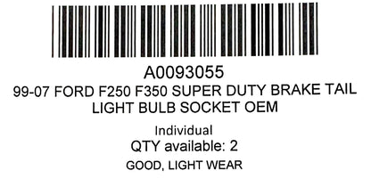 99-07 Ford F250 F350 Super Duty Brake Tail Light Bulb Socket OEM