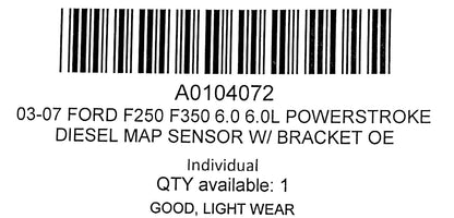 03-07 Ford F250 F350 6.0 6.0L Powerstroke Diesel MAP Sensor W/ Bracket OE