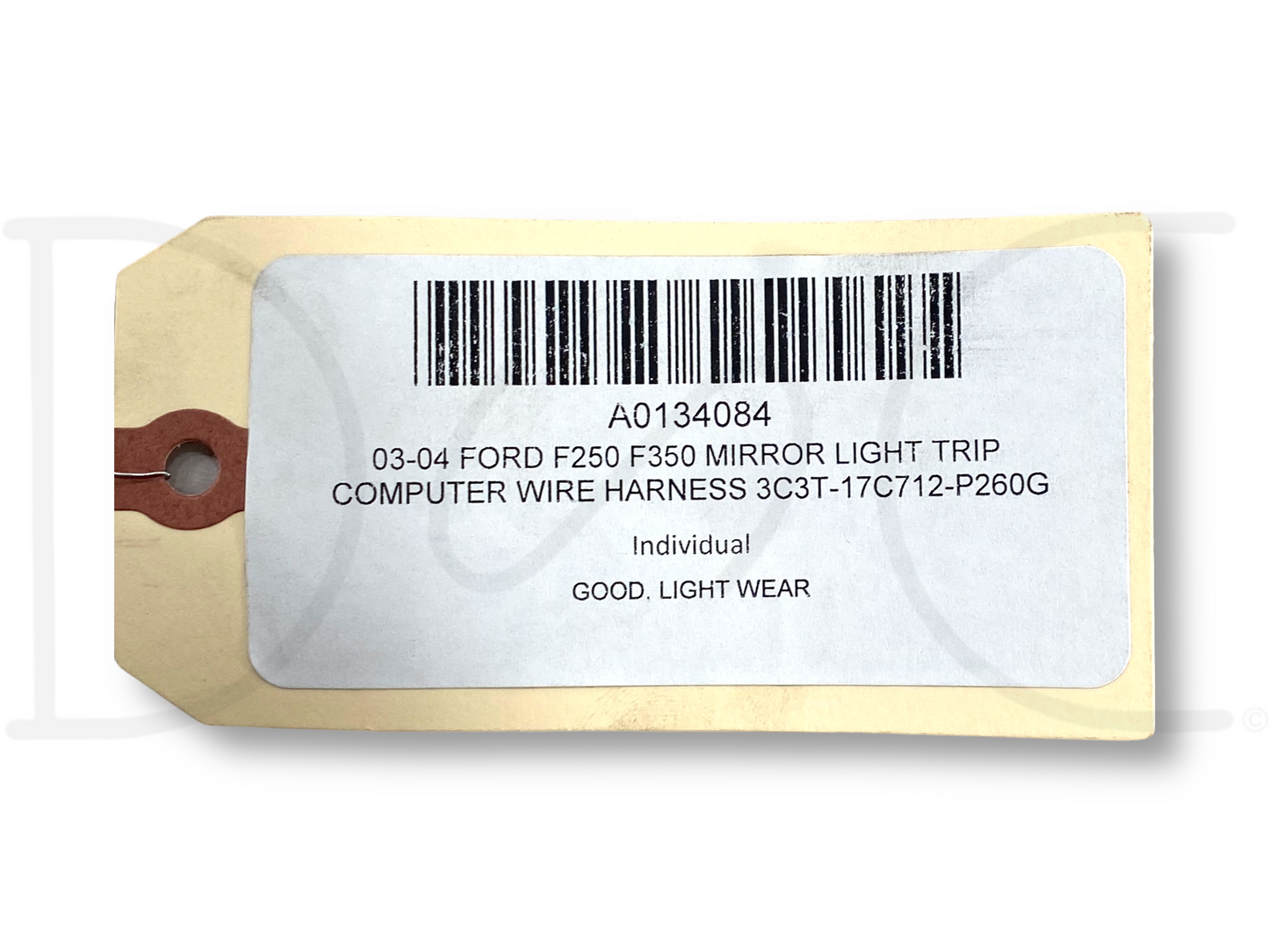 03-04 Ford F250 F350 Mirror Light Trip Computer Wire Harness 3C3T-17C712-P260G