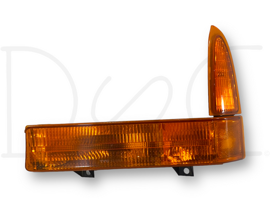 99-01 Ford F250 F350 LH Left Driver Parking Light Turn Signal Amber