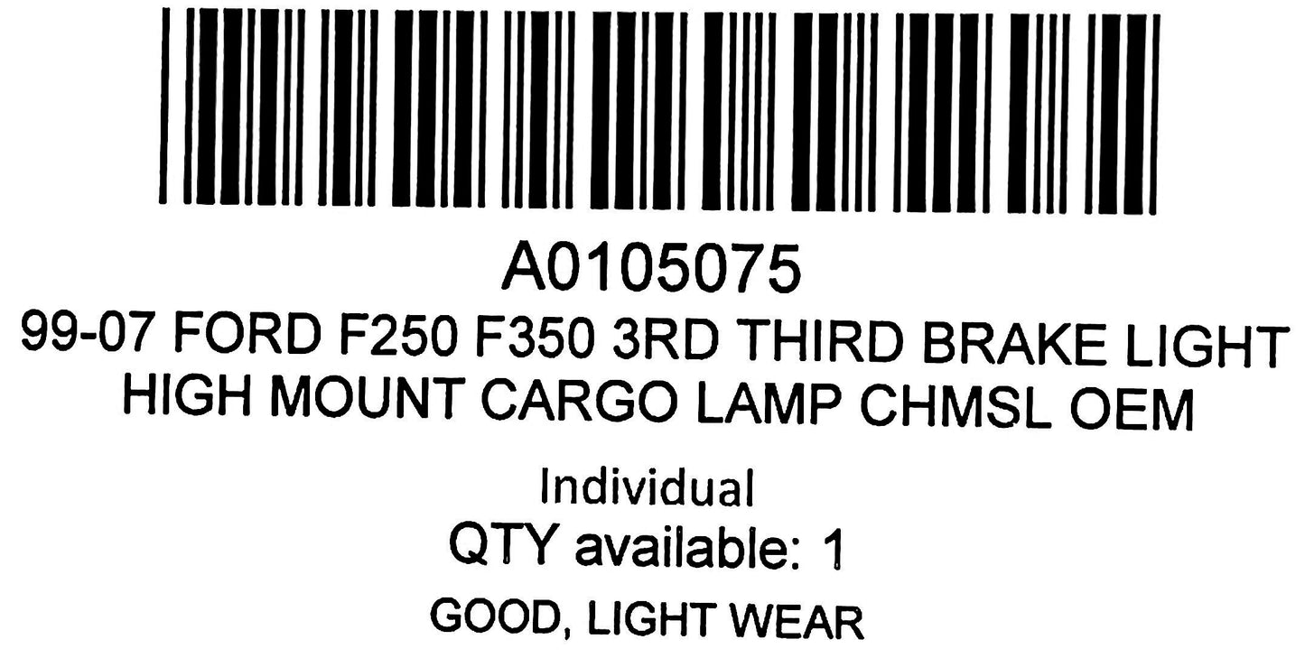 99-07 Ford F250 F350 3rd Third Brake Light High Mount Cargo Lamp CHMSL OEM