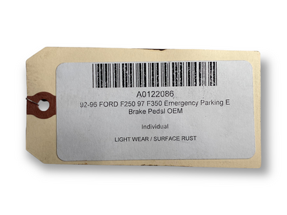 92-96 Ford F250 97 F350 Emergency Parking E Brake Pedal OEM