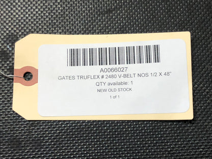 Gates Truflex # 2480 V-Belt NOS 1/2 X 48"