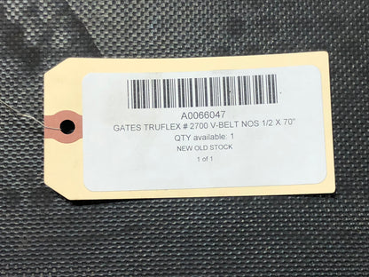 Gates Truflex # 2700 V-Belt NOS 1/2 X 70"