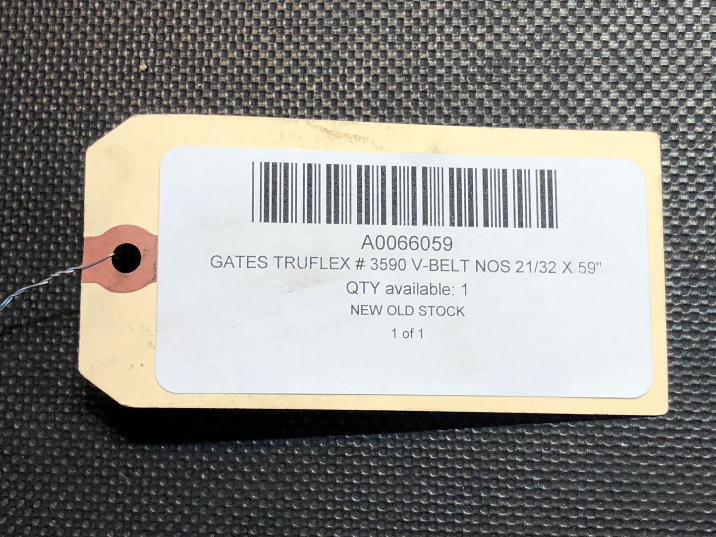 Gates Truflex # 3590 V-Belt NOS 21/32 X 59"