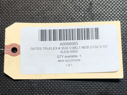 Gates Truflex # 3530 V-Belt NOS 21/32 X 53" 5L530 6953