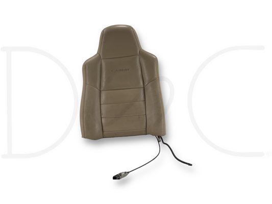 03-07 Ford F250 F350 Lariat RH Right Passenger Seat Back Cushion Heat Tan