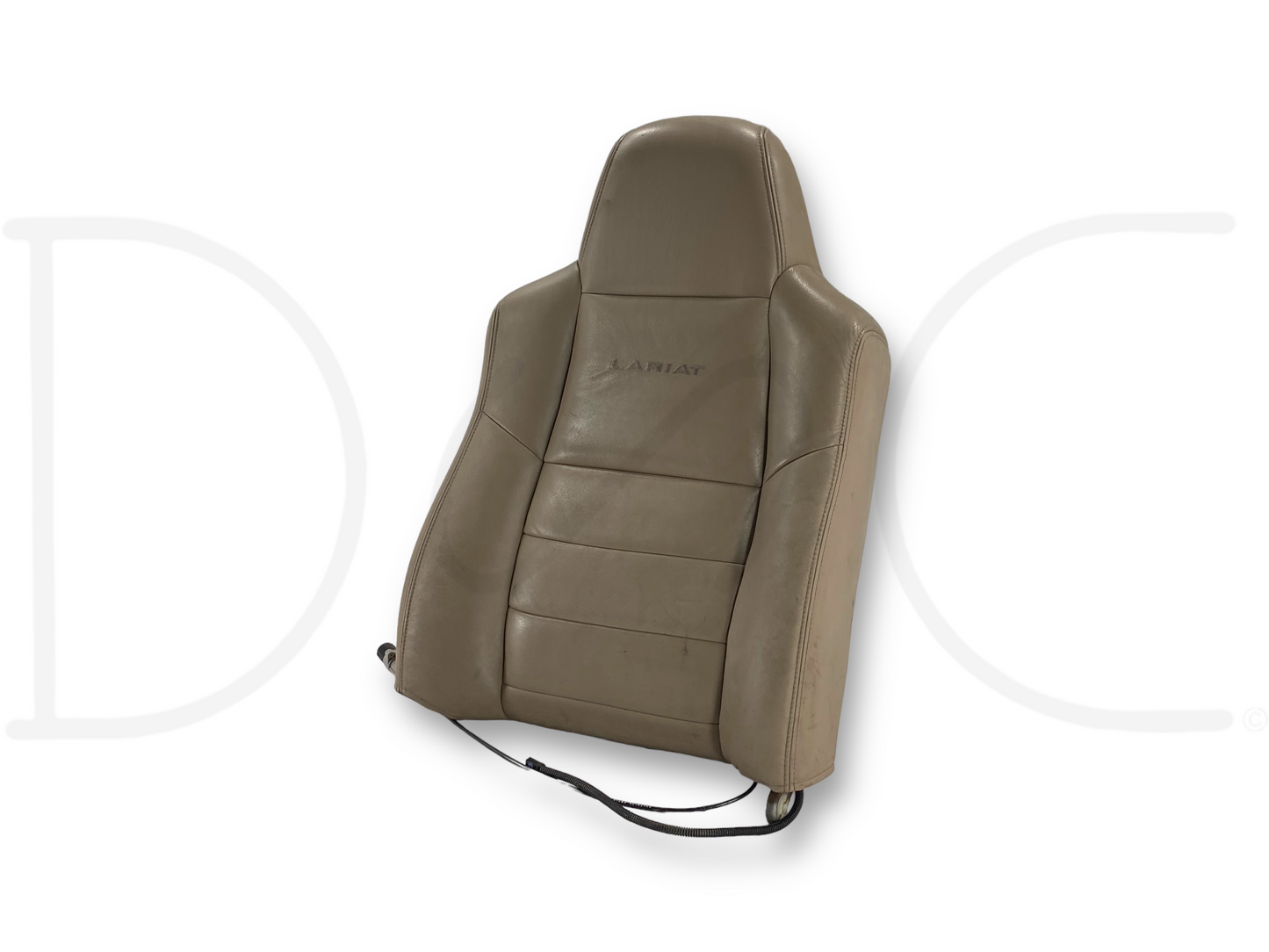 03-07 Ford F250 F350 Lariat RH Right Passenger Seat Back Cushion Heat Tan