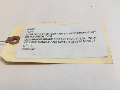 92-96 Ford F150 F250 F350 Bronco Emergency Brake Pedal OEM