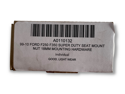 99-10 Ford F250 F350 Super Duty Seat Mount Nut 18mm Mounting Hardware