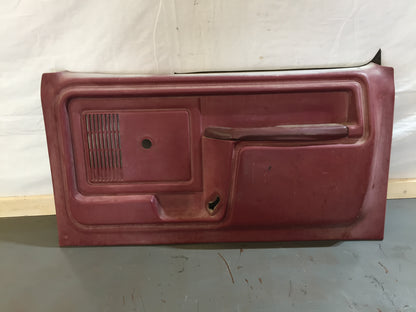 1980 - 1985 Ford F150 F250 F350 RH Passenger Door Panel - RED OEM