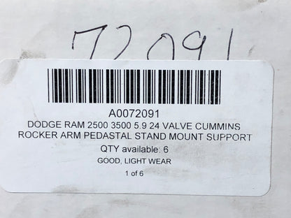 Dodge Ram 2500 3500 5.9 24 Valve Cummins Rocker Arm Pedastal Stand Mount Support