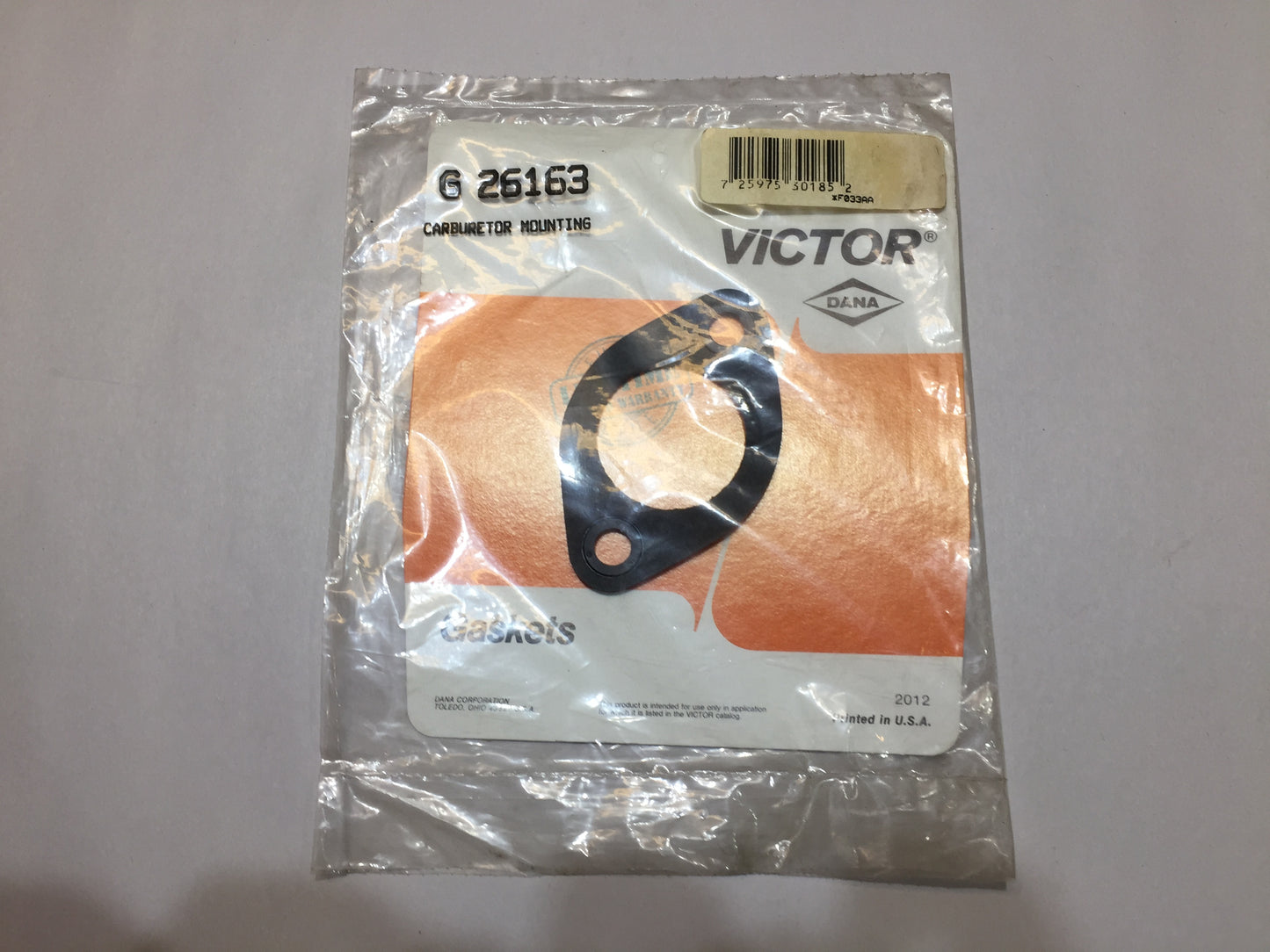 G26163 Victor Dana Carburetor Mounting Gasket