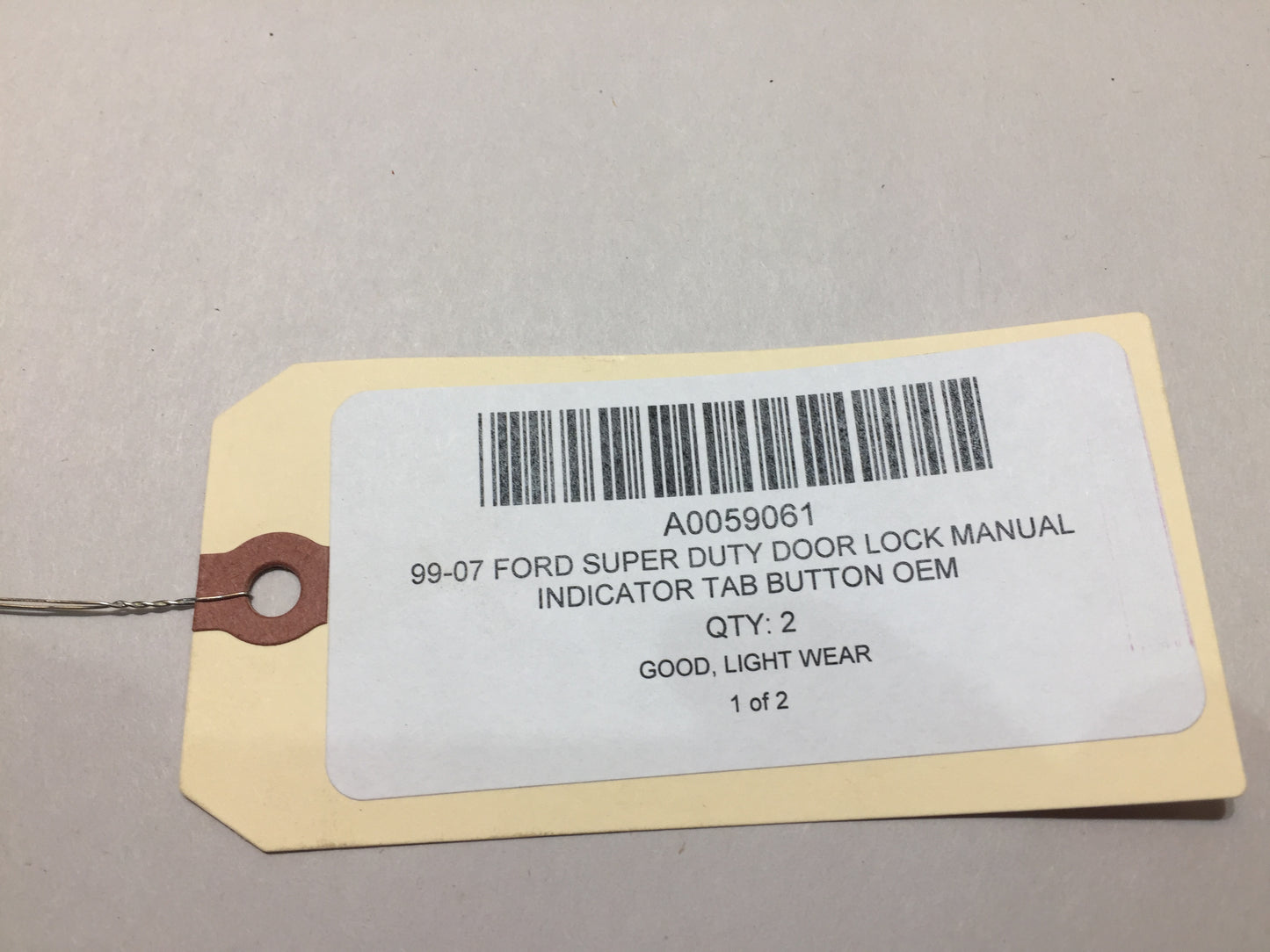 99-07 Ford Super Duty Door Lock Manual Indicator Tab Button OEM