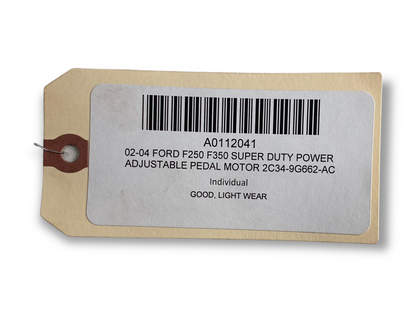 02-04 Ford F250 F350 Super Duty Power Adjustable Pedal Motor 2C34-9G662-AC