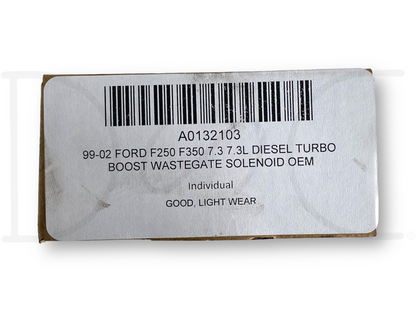 99-02 Ford F250 F350 7.3 7.3L Diesel Turbo Boost Wastegate Solenoid OEM