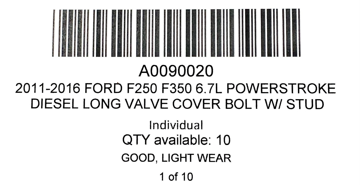 2011-2016 Ford F250 F350 6.7L Powerstroke Diesel Long Valve Cover Bolt W/ Stud