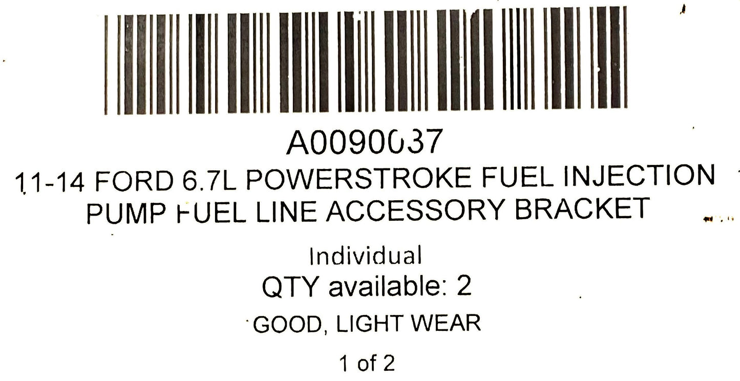 11-14 Ford 6.7L Powerstroke Fuel Injection Pump Fuel Line Accessory Bracket
