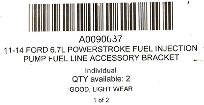 11-14 Ford 6.7L Powerstroke Fuel Injection Pump Fuel Line Accessory Bracket