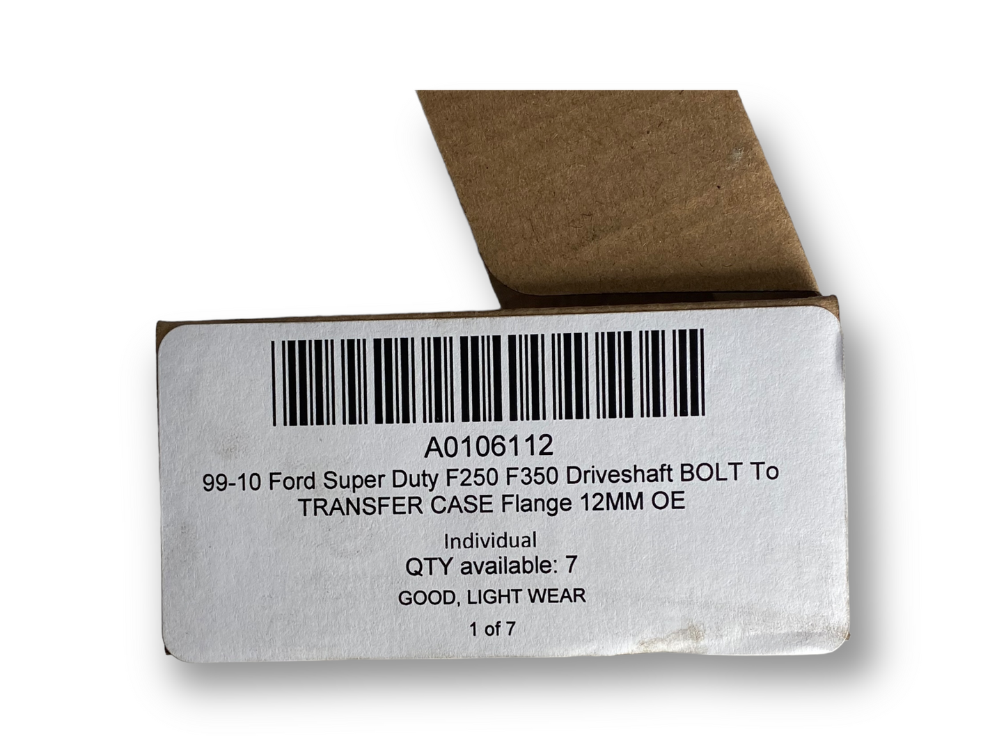 99-10 Ford Super Duty F250 F350 Driveshaft Bolt To Transfer Case Flange 12mm OE
