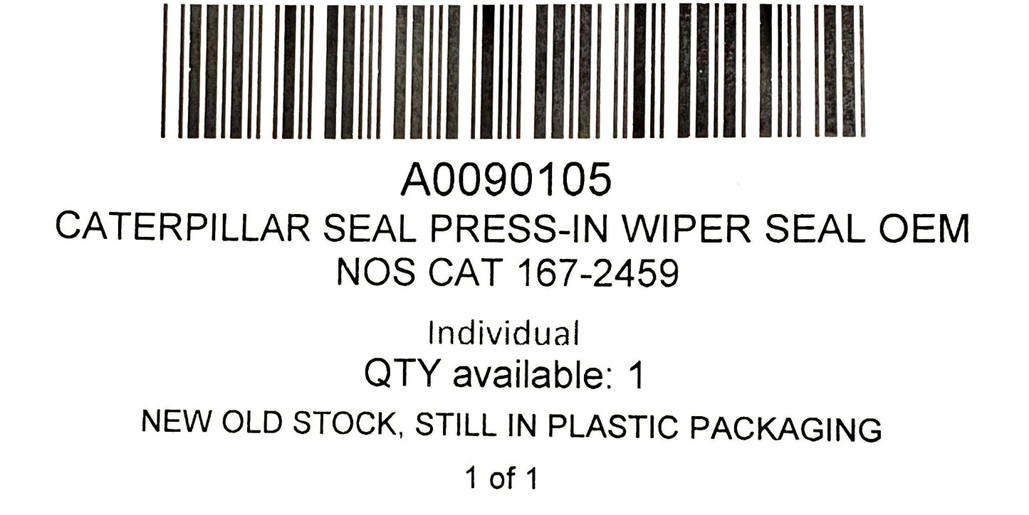 Caterpillar Seal Press-In Wiper Seal OEM NOS Cat 167-2459