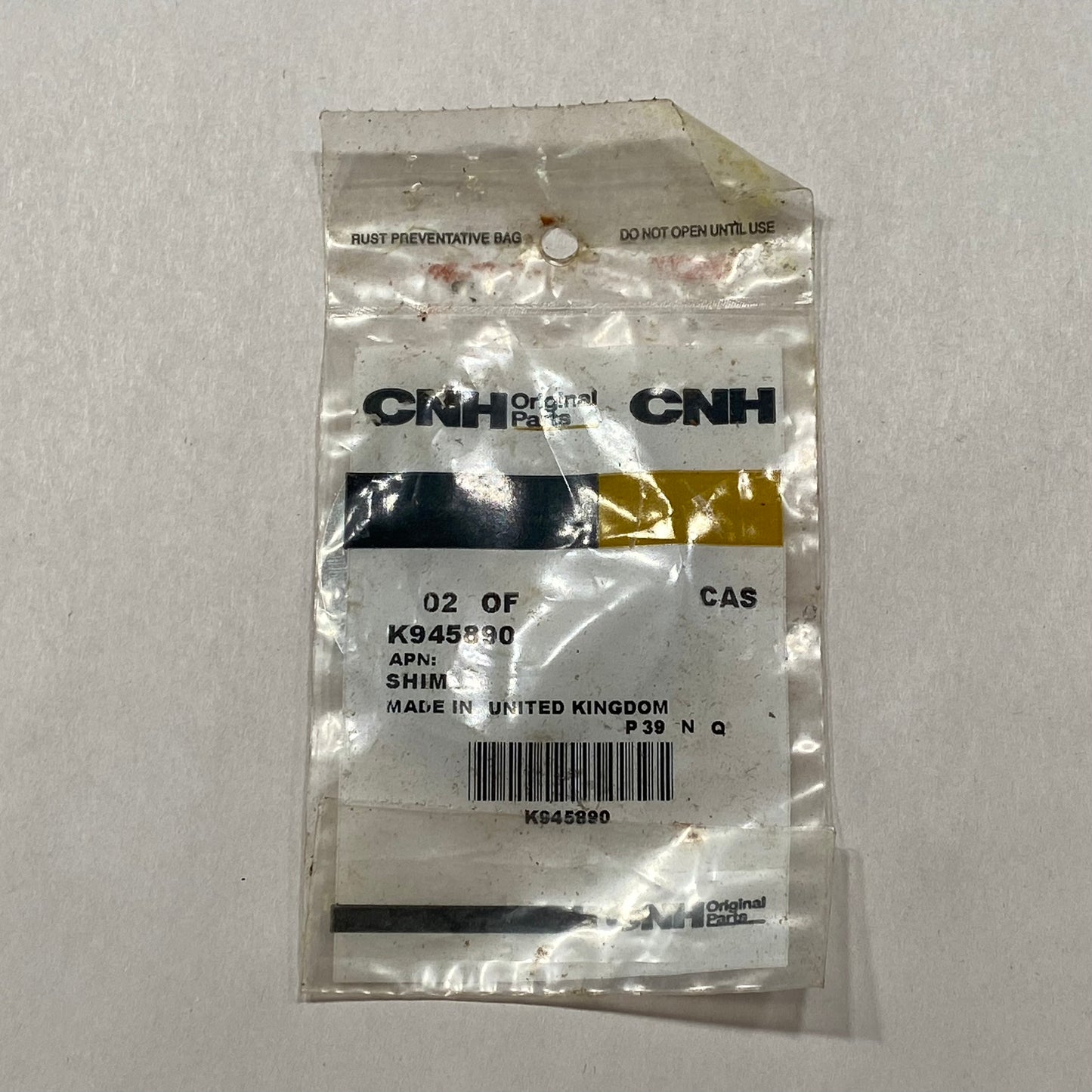 Case New Holland CNH Shim NOS OEM K945890 Pack Of 2