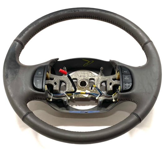 97-03 Ford F150 F250 Expedition Steering Wheel Gray Leather Cruise Control OE