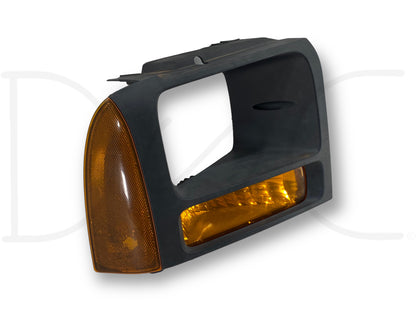 05-07 Ford F250 F350 RH Right Passenger Headlight Bezel Park Lamp Signal Light OE