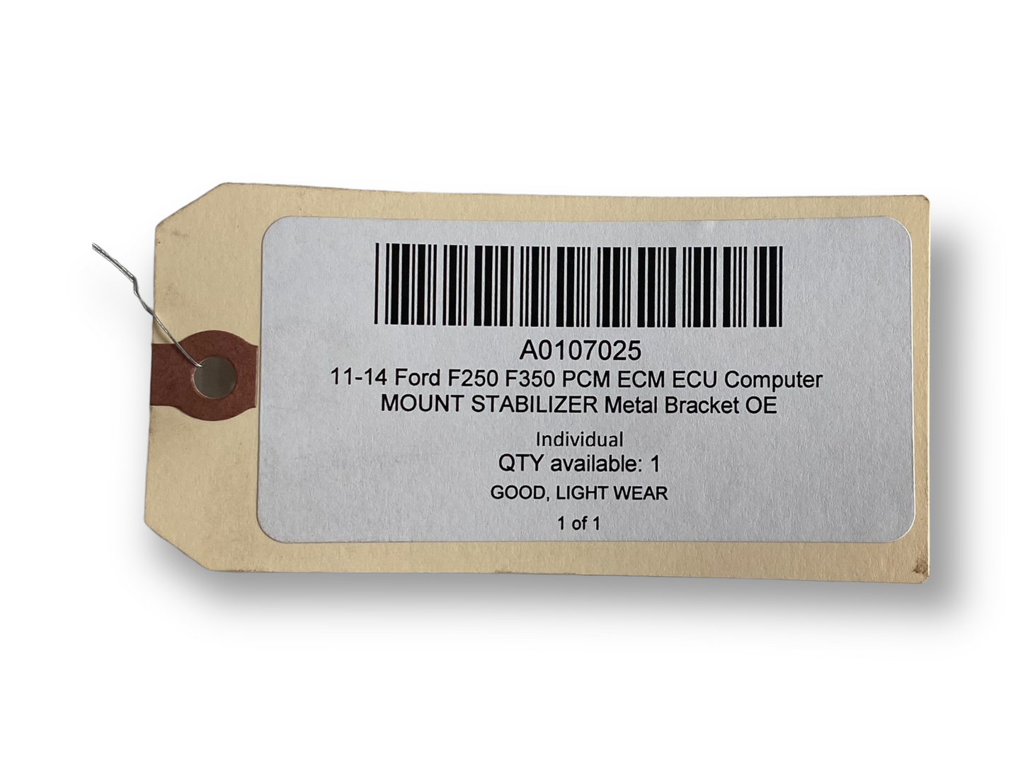 11-14 Ford F250 F350 PCM ECM ECU Computer Mount Stabilizer Metal Bracket OE