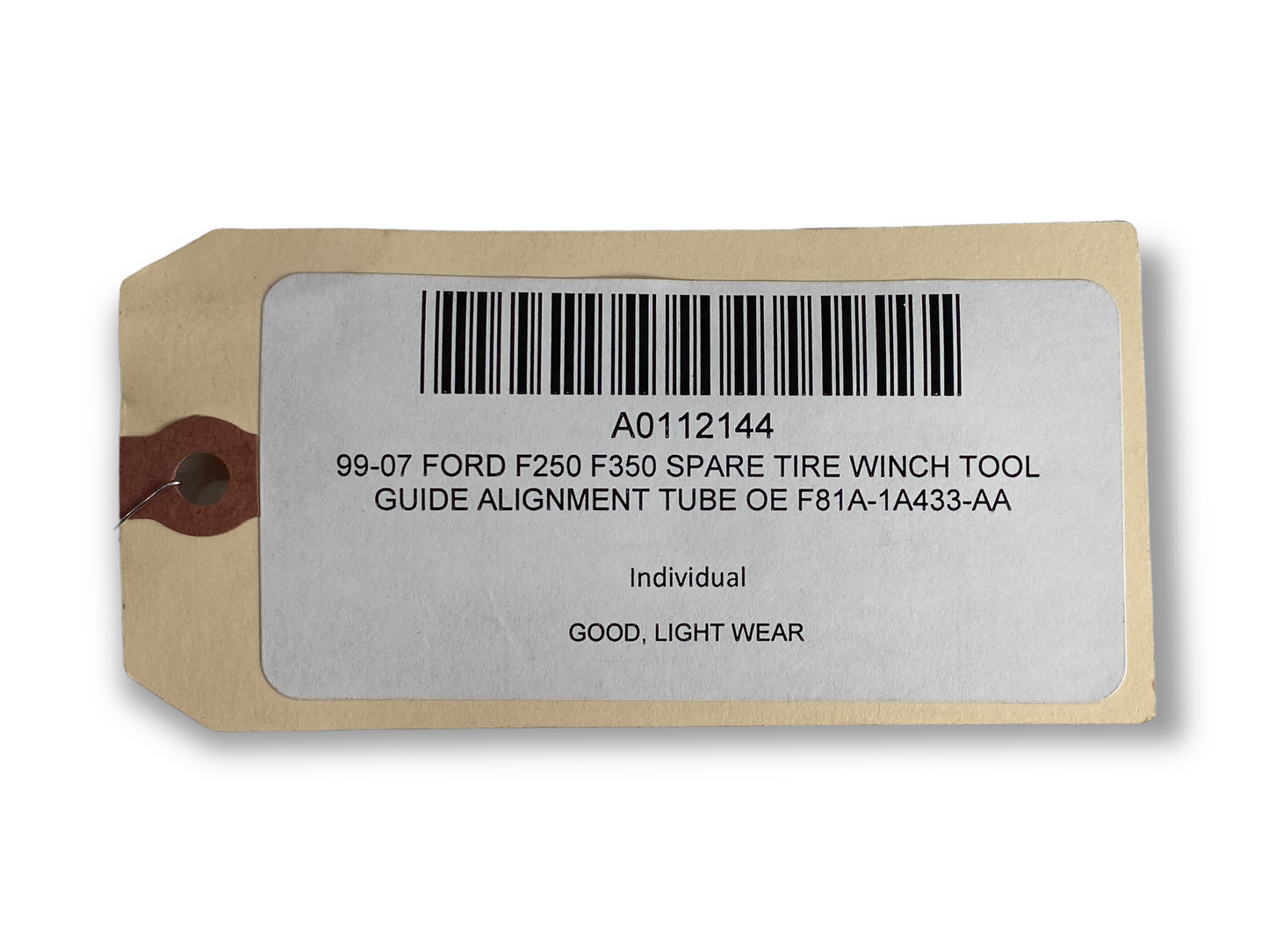 99-07 Ford F250 F350 Spare Tire Winch Tool Guide Alignment Tube OE F81A-1A433-AA