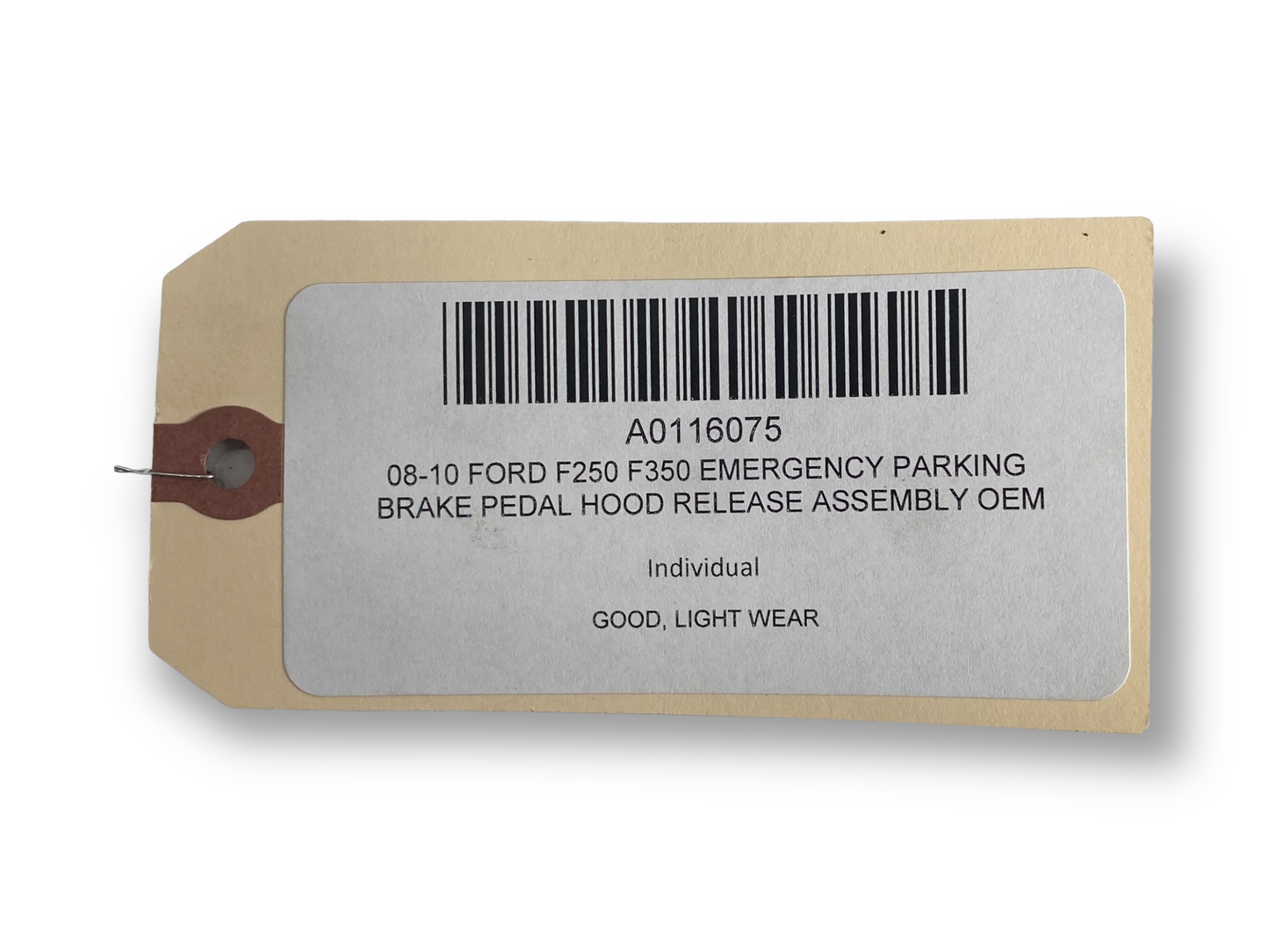 08-10 Ford F250 F350 Emergency Parking Brake Pedal Hood Release Assembly OEM