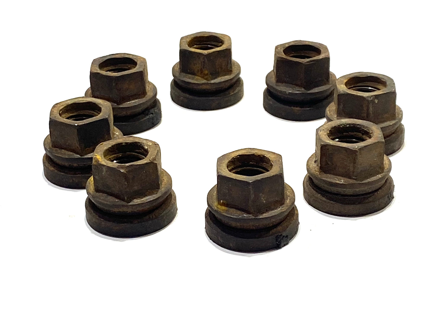 99-02 Ford F250 F350 F450 Lug Nut Set Of 8 Coarse Thread Lug Nuts 21mm Metric OE