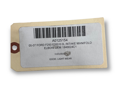 05-07 Ford F250 F350 6.0L Intake Manifold Elbow OEM 1846624C1