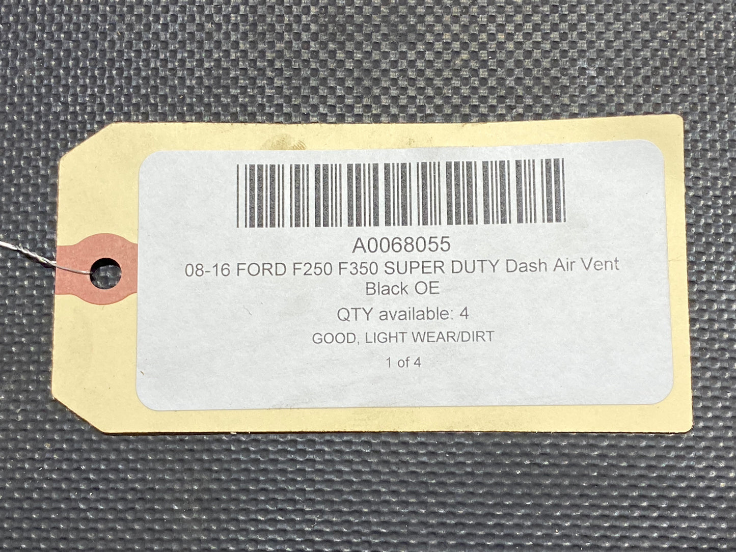 08-16 Ford F250 F350 Super Duty Dash Air Vent Black OE